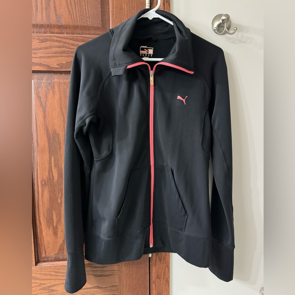 WOMENS PUMA ZIP UP JACKET MEDIUM